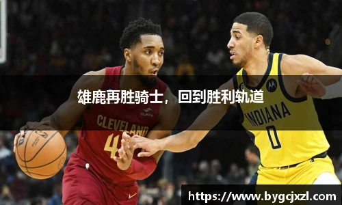 雄鹿再胜骑士，回到胜利轨道