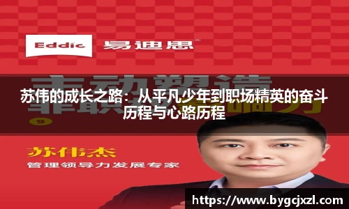 苏伟的成长之路：从平凡少年到职场精英的奋斗历程与心路历程
