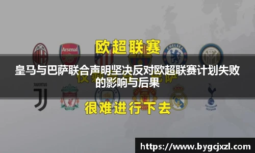 皇马与巴萨联合声明坚决反对欧超联赛计划失败的影响与后果